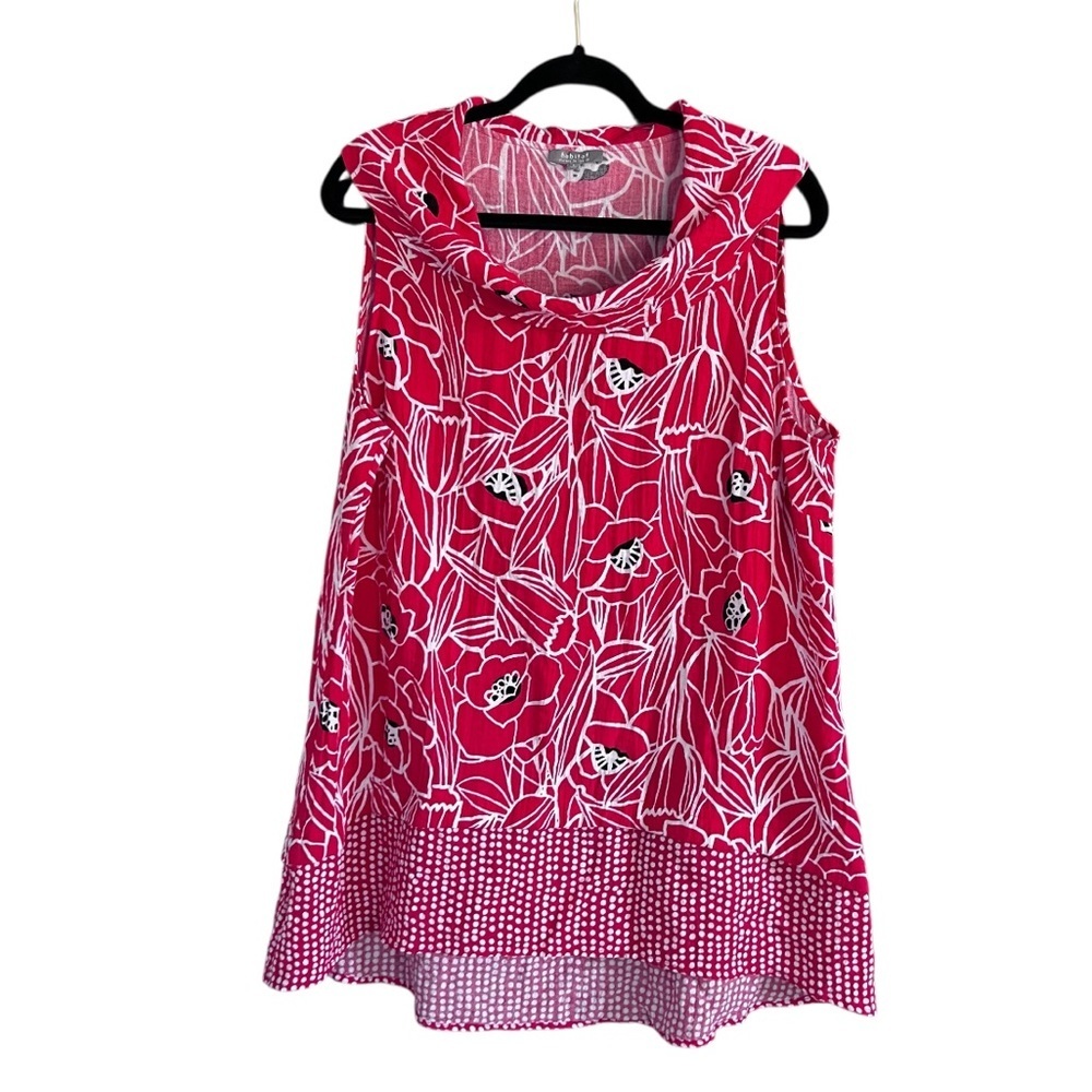 Habitat Women’s Sleeveless Cowl Neck Top in Coral size Large - Picture 3 of 13